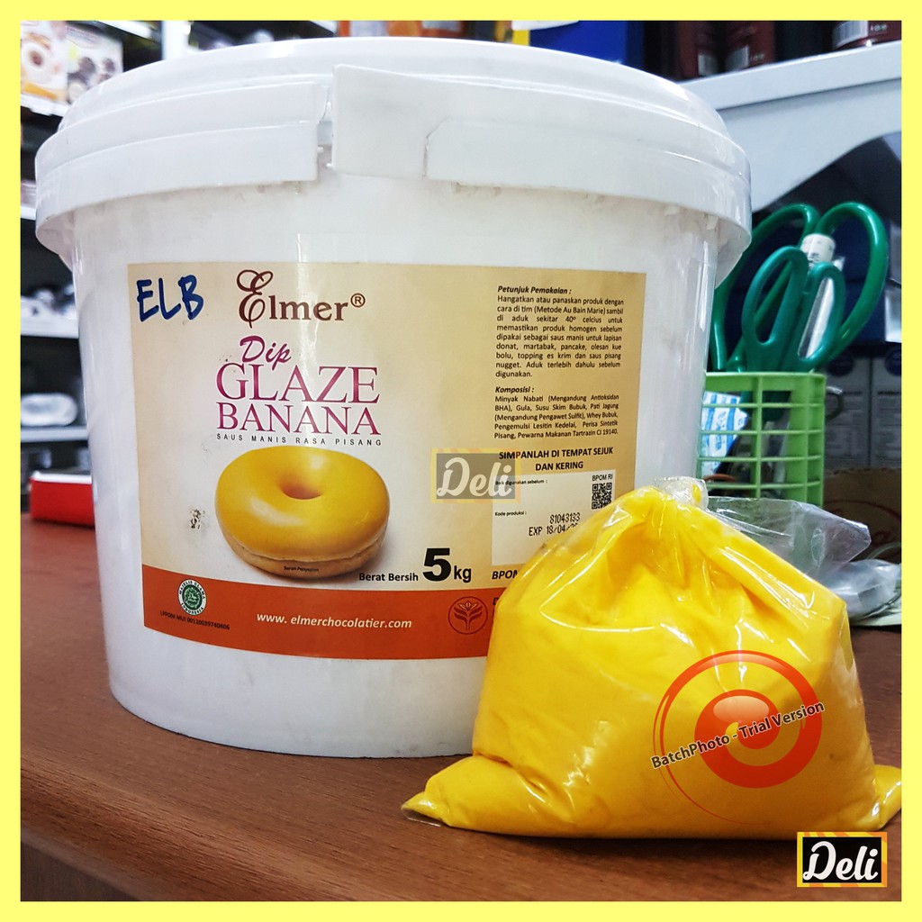 

Elmer Dip Glaze Banana Selai Pisang Repack Timbangan (250gr, 500gr)