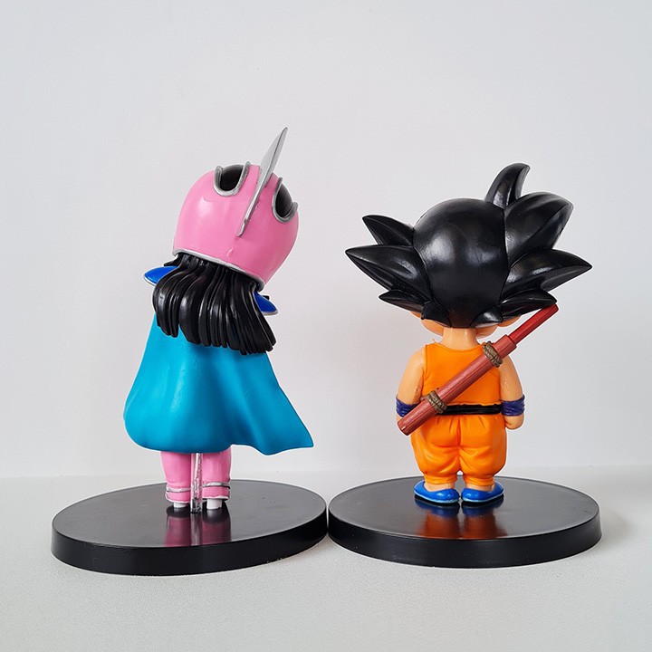 Dragon Ball Z Son Goku Chichi Set Figure Pajangan isi 2pcs