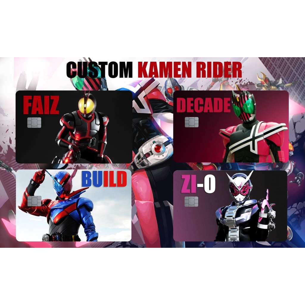 

KAMEN RIDER EDITION | Skin/Stiker/Sticker Kartu ATM/E-MONEY