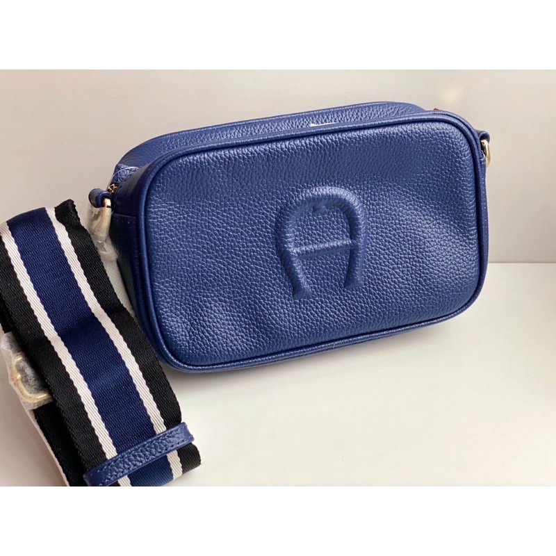 Aigner NORA CAMERA crossbody BAG XS deep blue