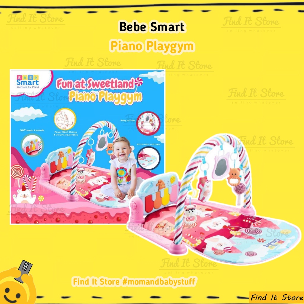 Bebe Smart Pianogym | Alas Main Bayi | Playmat | Mainan Bayi