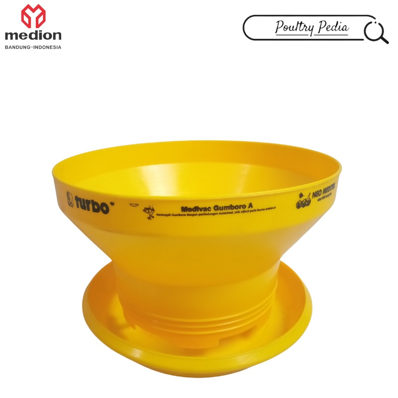 Baby Chick Feeder-Tempat Makan Ayam Pedaging Kecil DOC Broiler (medion)