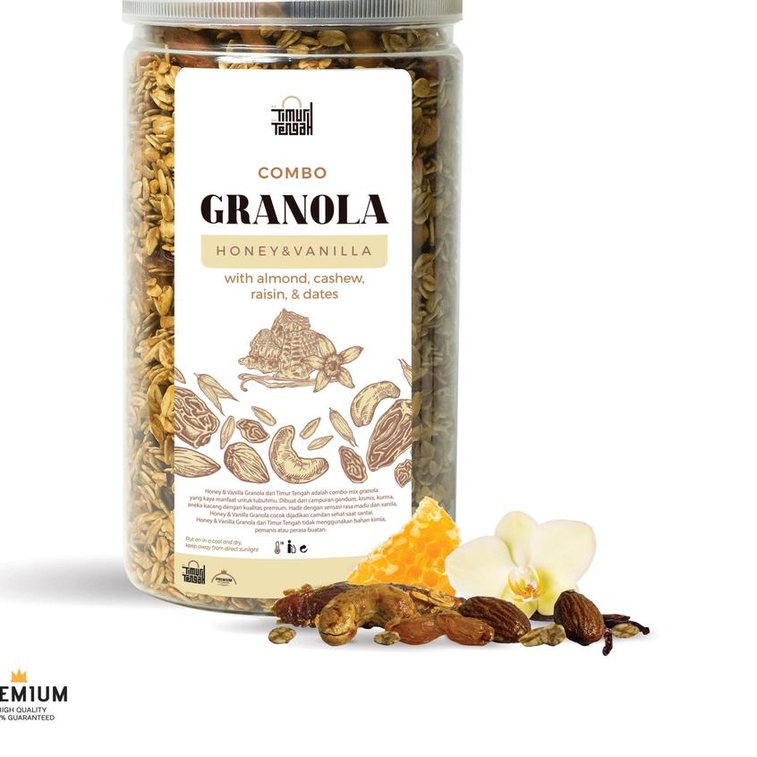 

SALE!!Granola Vanilla 500 gr Timur Tengah Sereal Makanan Sehat High Quality|KD3