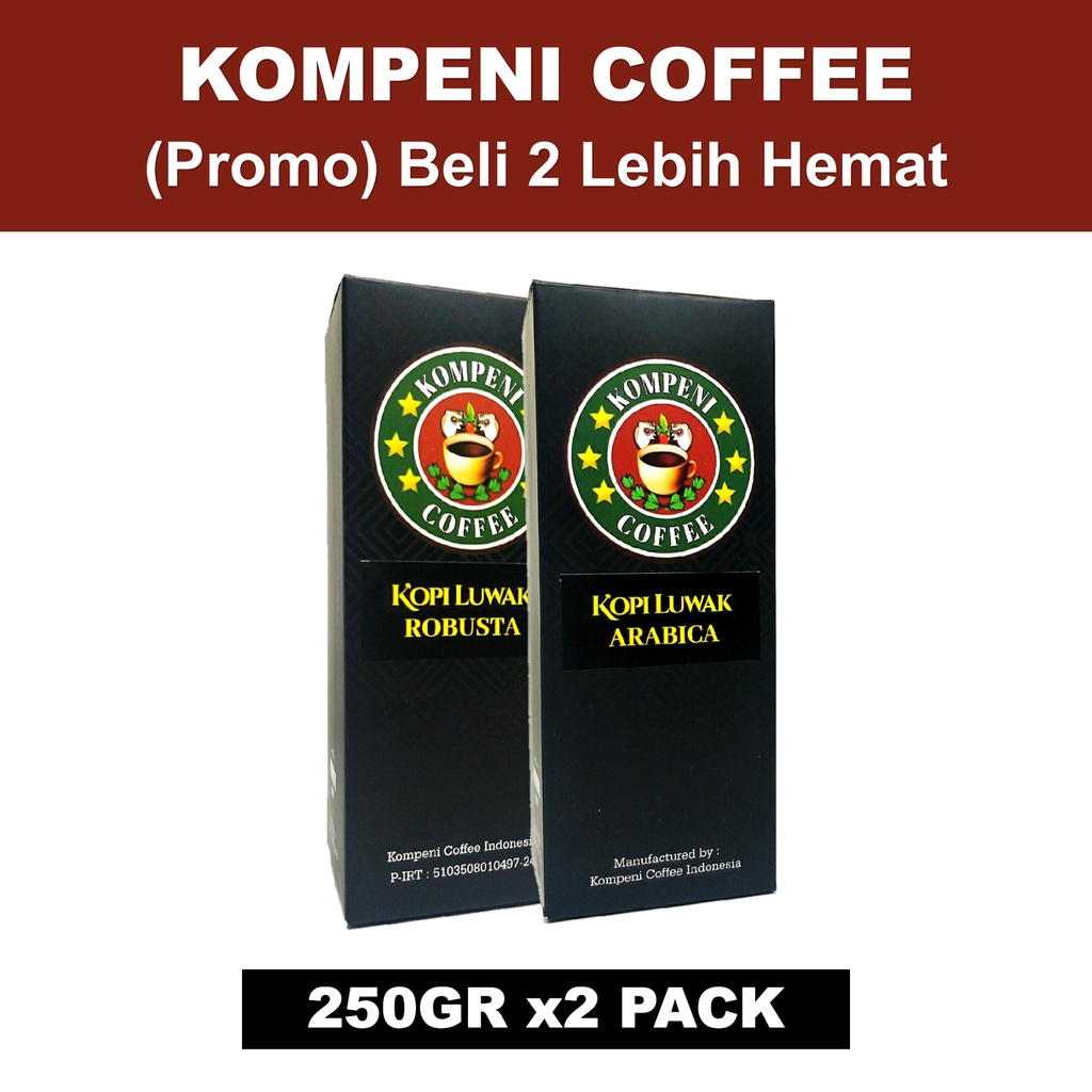 

Paket Kopi Luwak Double 500gr - Kompeni Coffee