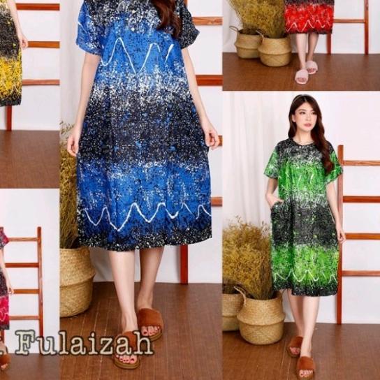 ➪ baju batik daster fulaizah fashion wanita - XL ♂