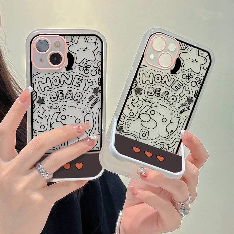 Soft Case TPU Transparan Shockproof Cover iPhone 12 13 Se 2020 6 6S 7 8 Plus X XS XR 11 Pro Max