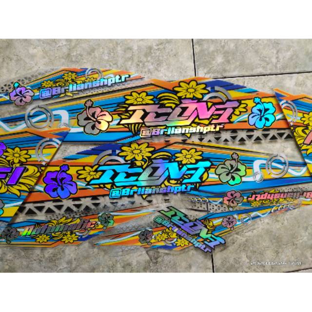 STRIPING BEAT FI ICON 2013/2015 TRANSPARAN HOLOGRAM