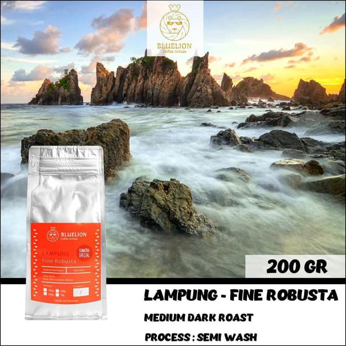 

Fine Robusta - Lampung 200 gr - Kopi Bluelion - BIJI