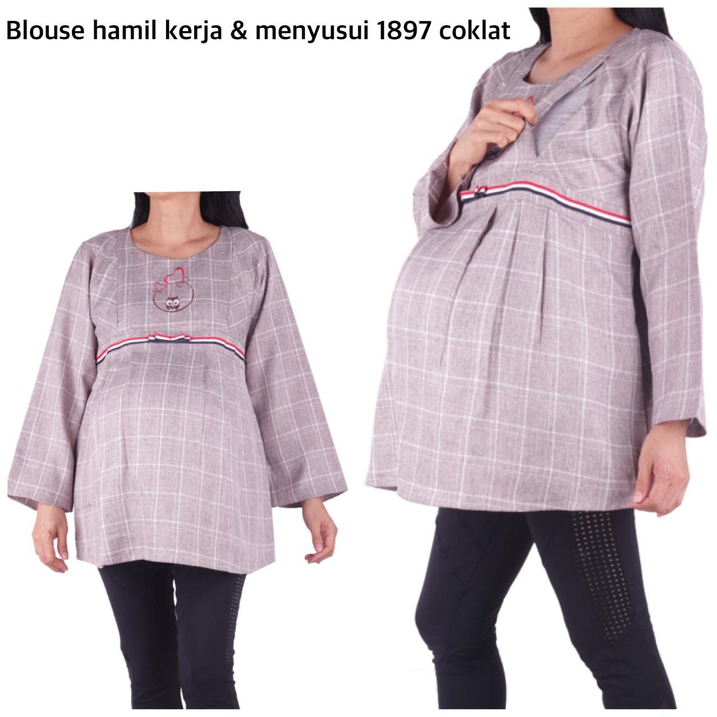 Blouse hamil menyusui 1897 bajuhamil baju hamil