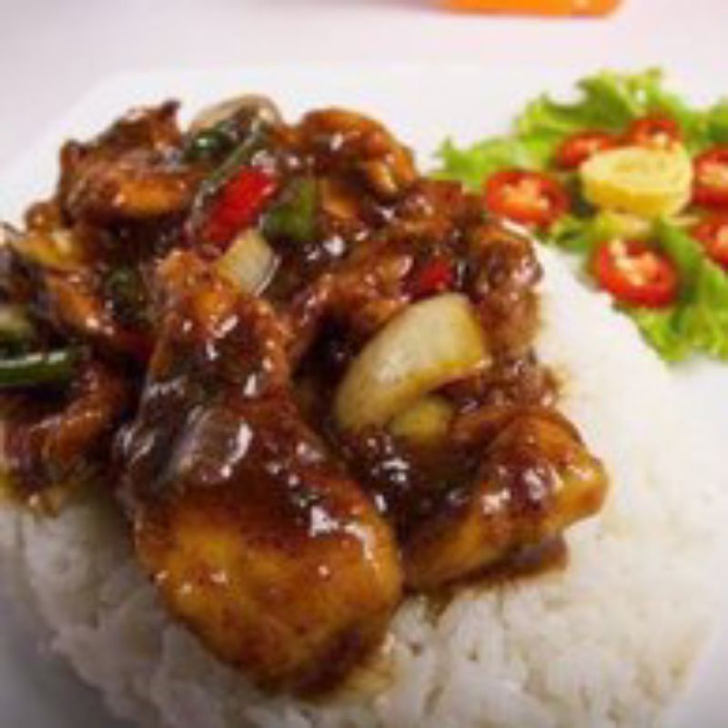 

Chicken blackpepper soe hok gie