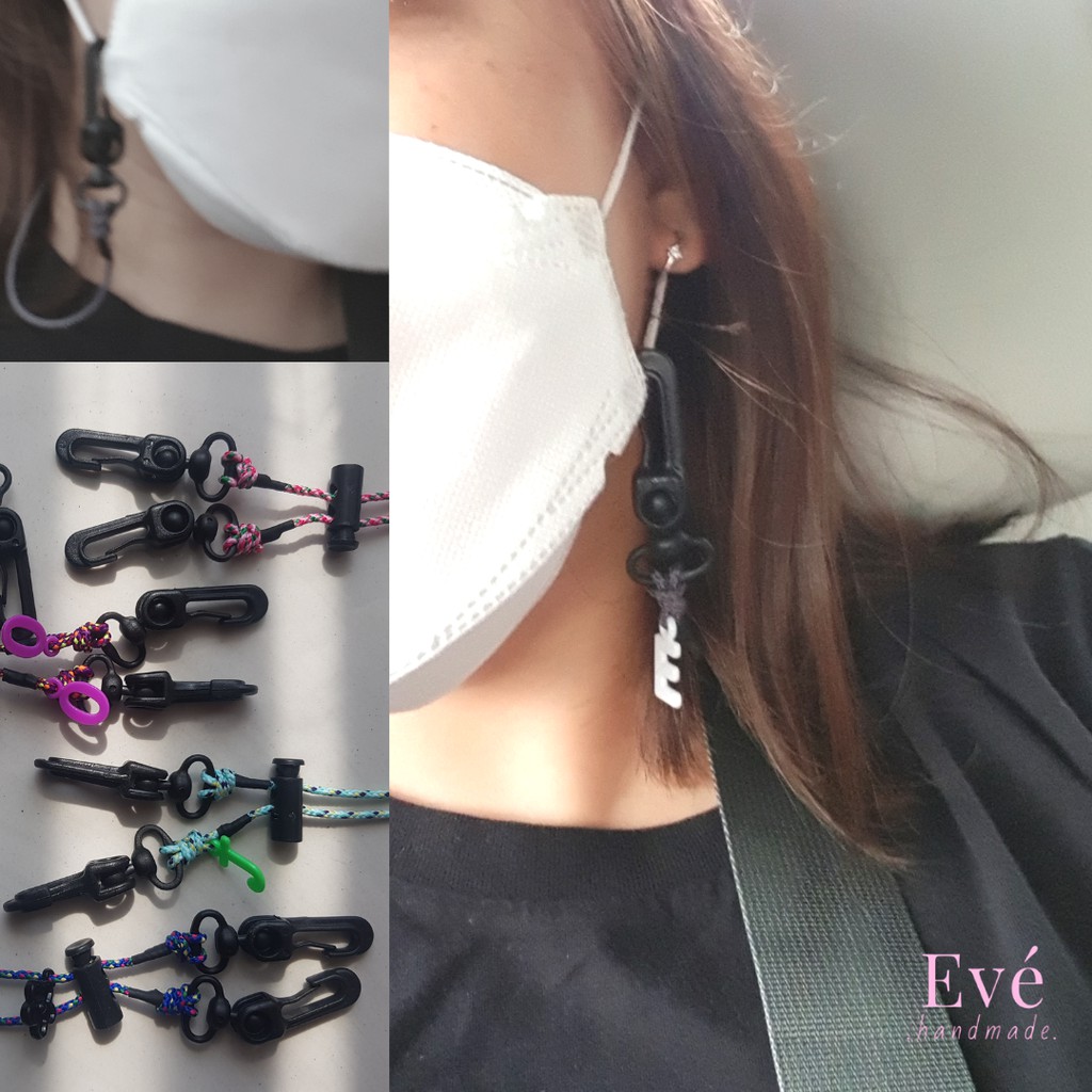 pengait plastik: Tali Masker Eve Handmade