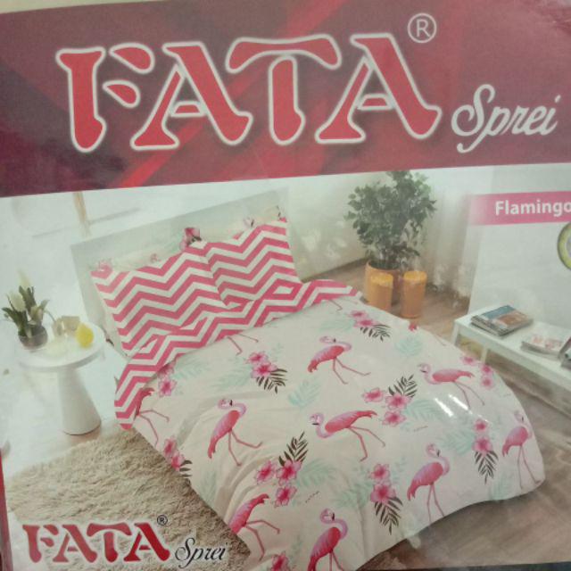 Sprei Fata Flamingo Pink Ukuran King 180x200 / Queen 160x200