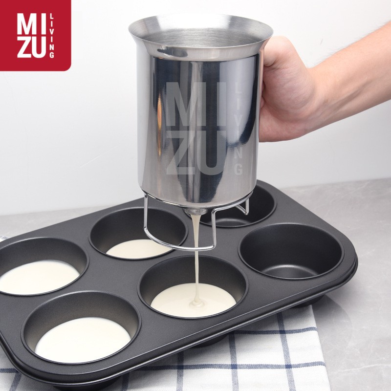 PASTELLA Batter Dispenser Gelas Takar Adonan Kue Stainless Steel BPA-Free