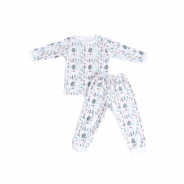 Petite bobo Premium Pajamas- Forest Bear