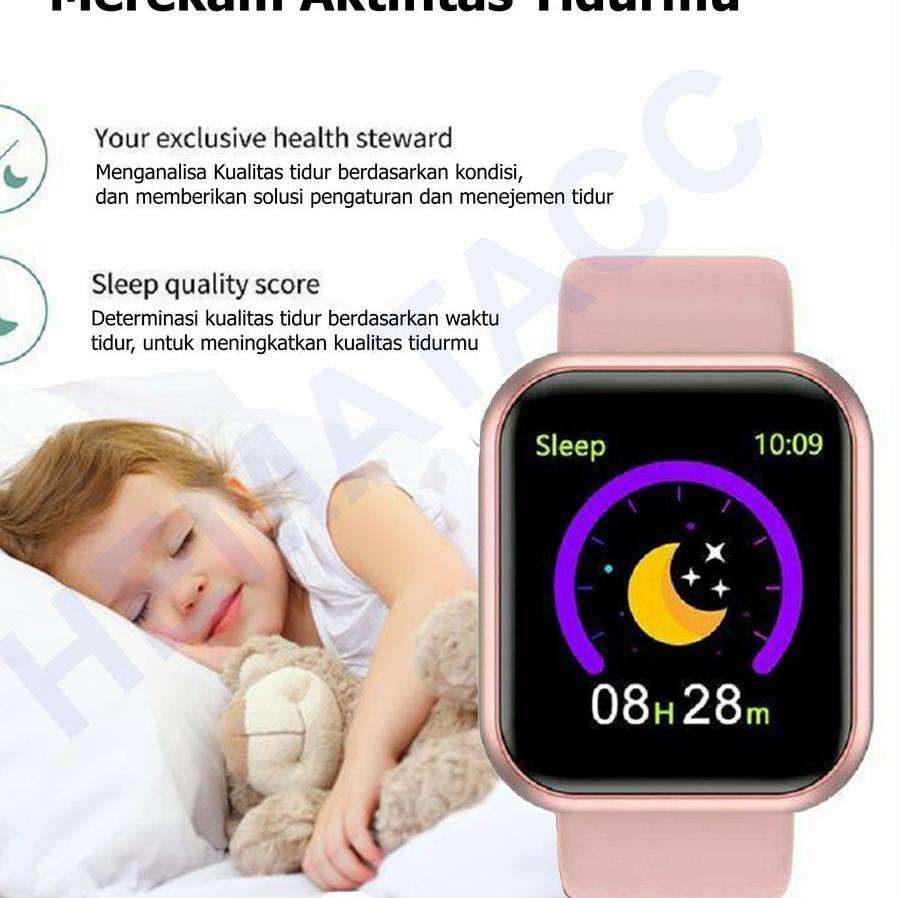 【】Smartwatch wanita Y68 Smart watch y68 Smartband Y68 Smart band Y68