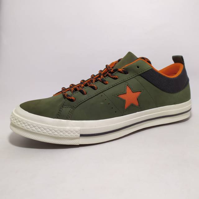 converse one star sierra leather low top