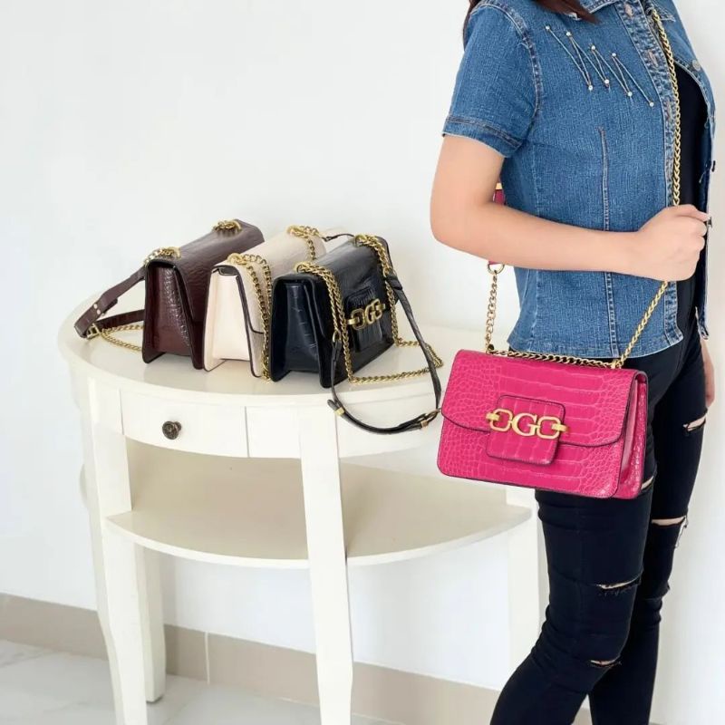 GUESSS Hensely Croc Convertible Crossbody