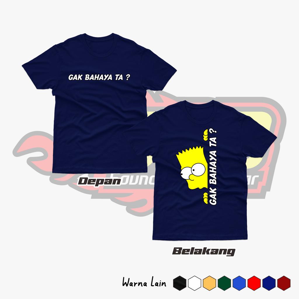 Baju Kaos Anak Gak Bahaya Ta Katun Distro Viral