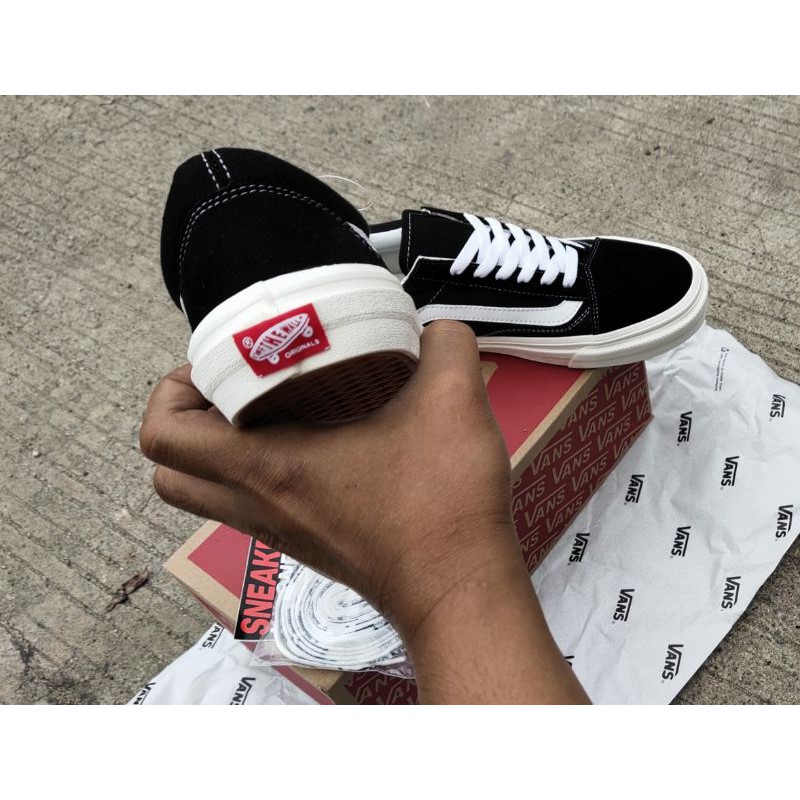 SEPATU  V4NS OLD SKOOL BLACK WHITE DT PREMIUM GRADE ORI PREMIUM SEPATU SNEAKERS PRIA SNEAKERS WANITA