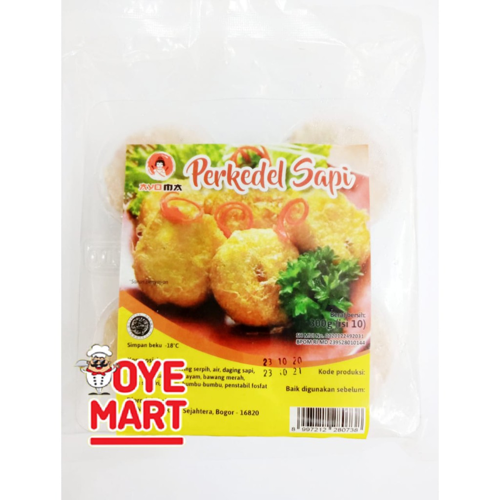 AYOMA PERKEDEL SAPI 300GR ISI 10PCS