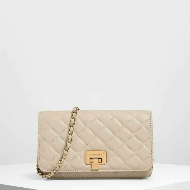 10.10 SALE | CK Quilted Flip-lock Clutch