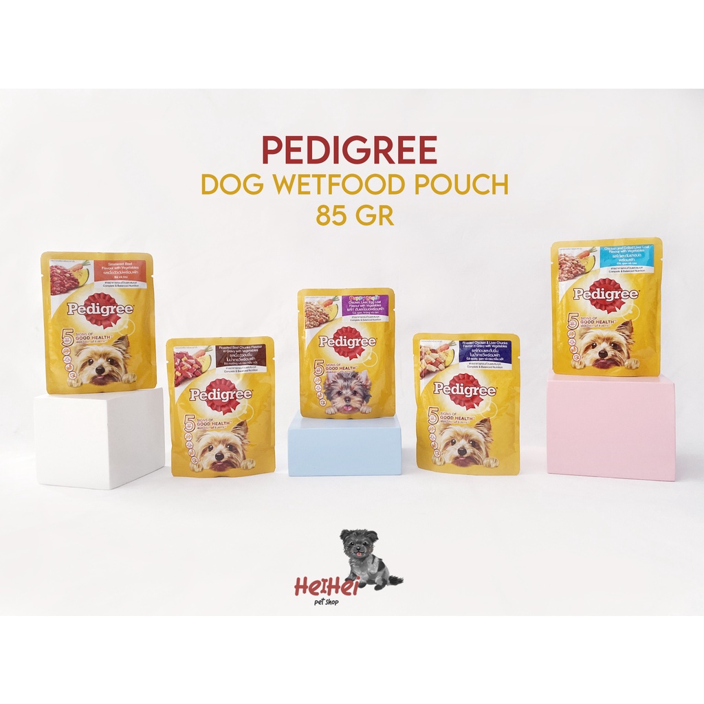 Pedigree Dog Puppy Pouch 80 gr Promo Dog Food Makanan Anjing Basah