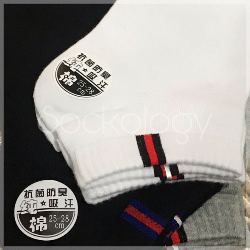 (Min 3pcs @13.000) Kaos kaki mata kaki murah Cotton mens sock