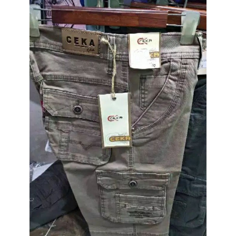 Celana Cargo Pria Pendek PDL Original Ceka 7/8 Kargo Kimpol Celana Gunung