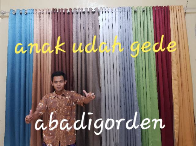 Gorden blackout minimalis/tirai pintu