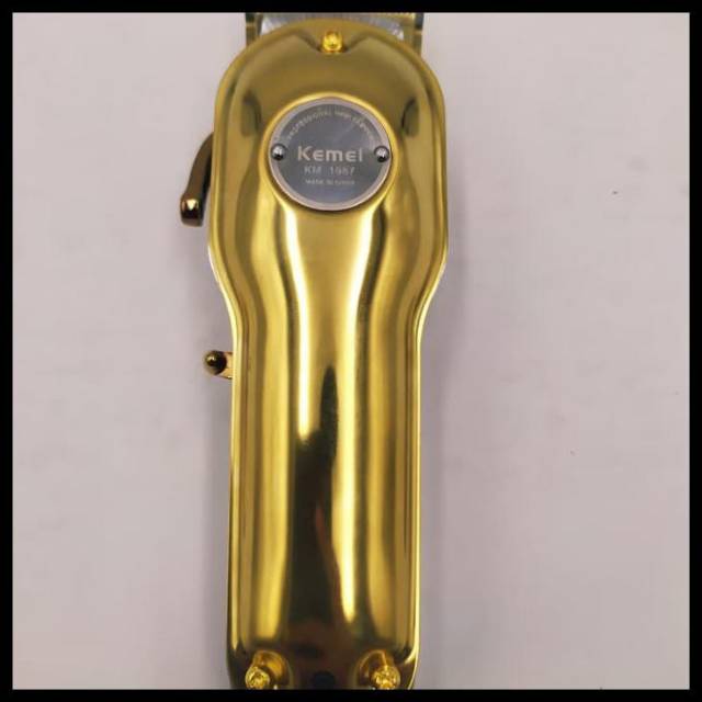 KEMEI 1987 GOLD MESIN CUKUR RAMBUT Hair Clipper Alat Pangkas dan Potong Rambut