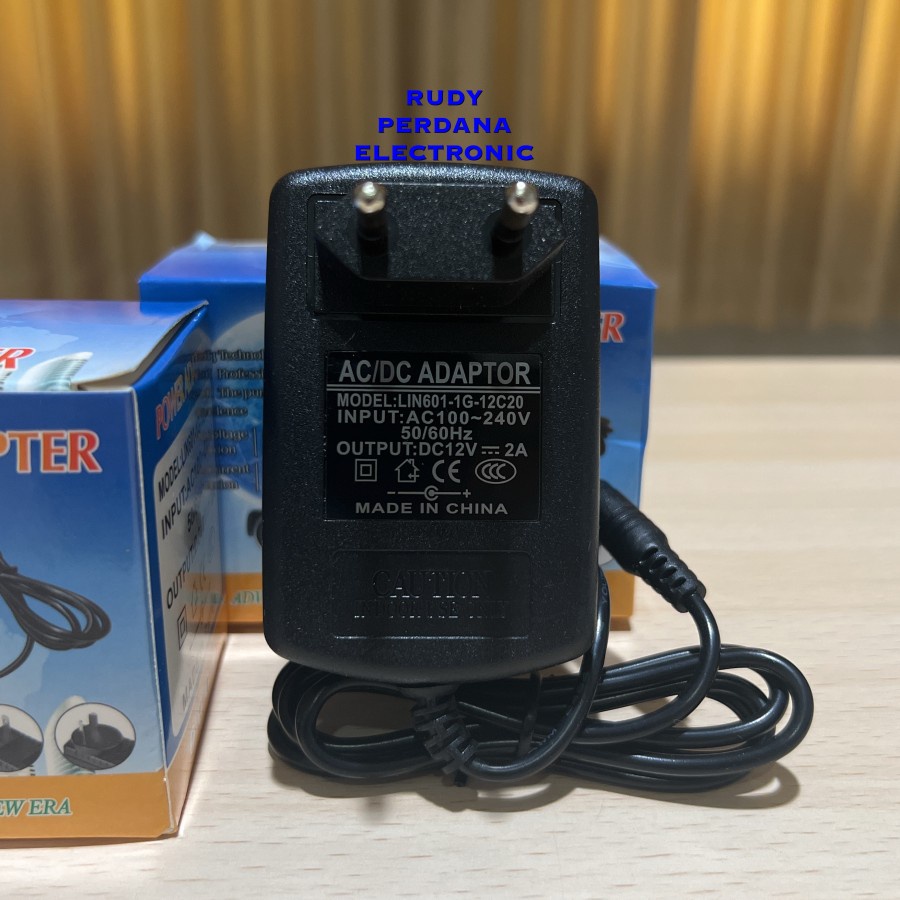 ADAPTOR 12V 2A MURNI 12 VOLT 2 AMPERE