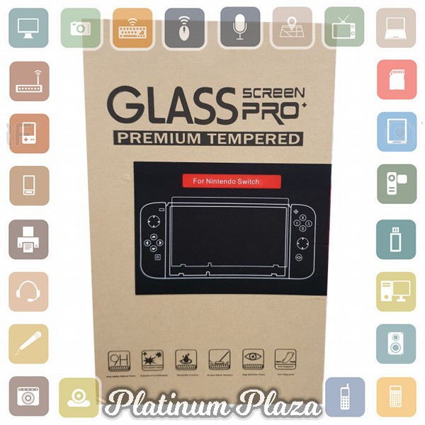 Zilla 2.5D Tempered Glass Curved Edge 9H 0.26mm for Nintendo Switch`HRI77A-