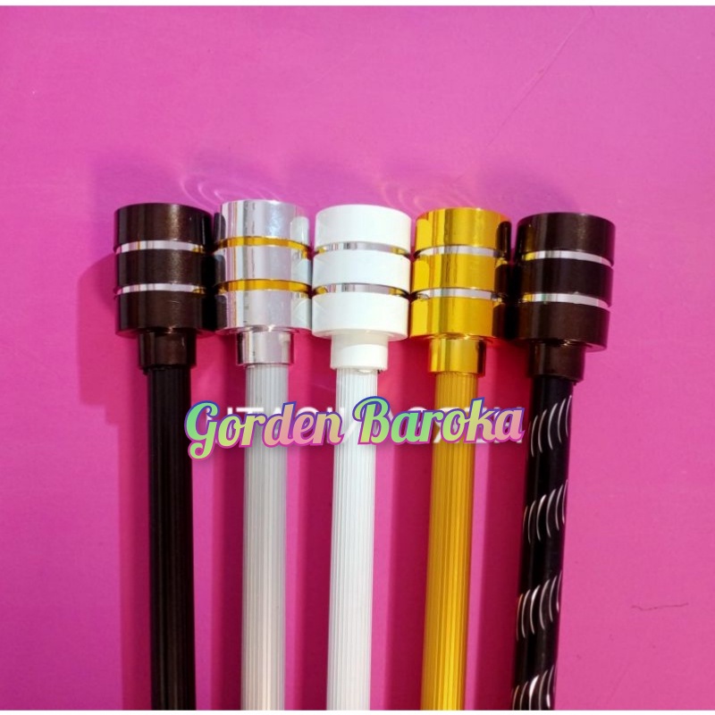 Batang gorden minimalis Rel gorden Pipa gorden Untuk Gorden Blackout Merk ori tozan besi tiang horde