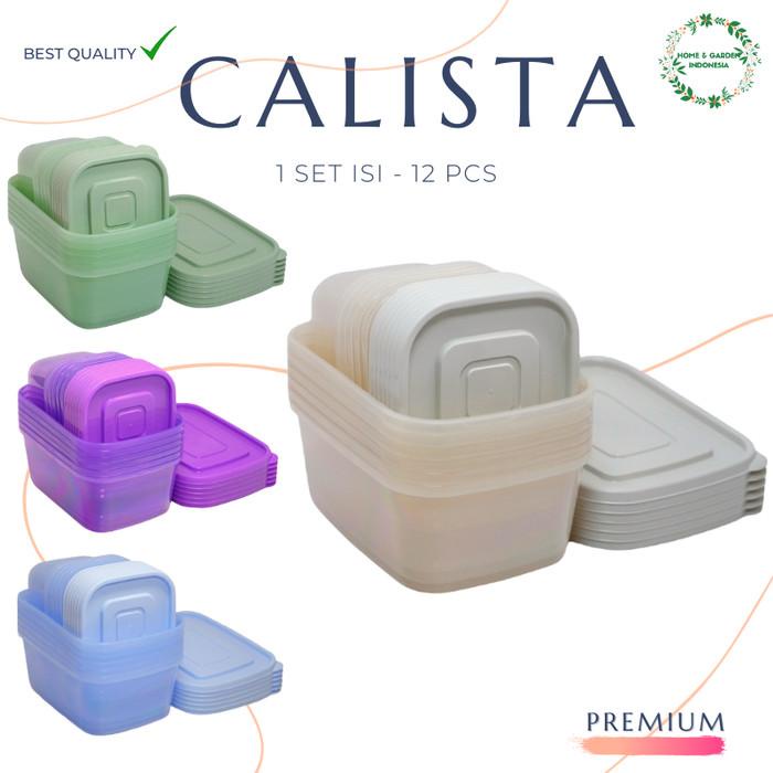 Toples Plastik Set/Food Container/Toples Kulkas/Calista Rumoi Soft Set
