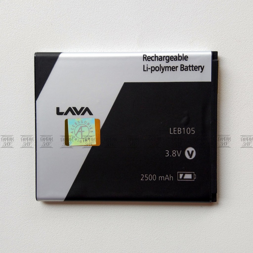 Baterai Lava Iris 750 758 LEB105 LEB 105 Original OEM Batre Batrai Battery Ori HP LEB-105