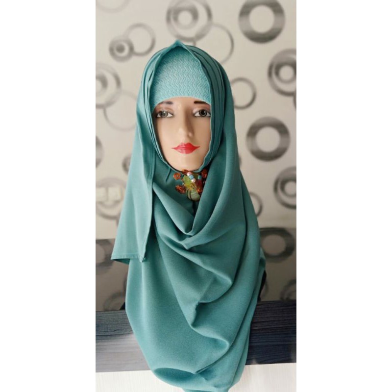 kerudung pasmina jadi