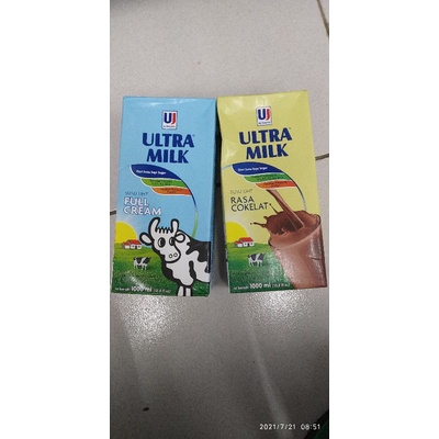 

Ultra Milk UHT Susu Full Cream 1 Liter