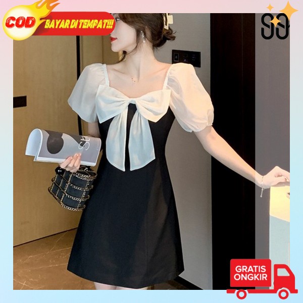 Gaun Party Model Terbaru 2022 Dress Pendek Selutut Casual Bsju Sexy Wanit Import Premium Drees Murah