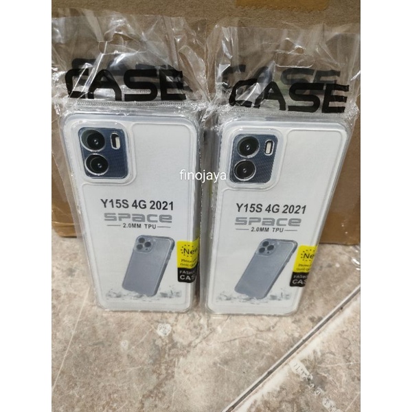 Softcase Vivo Y15S Y01 silikon Casing Selicon Case Bening Transparan Terasfaran Pelindung Pro Camera