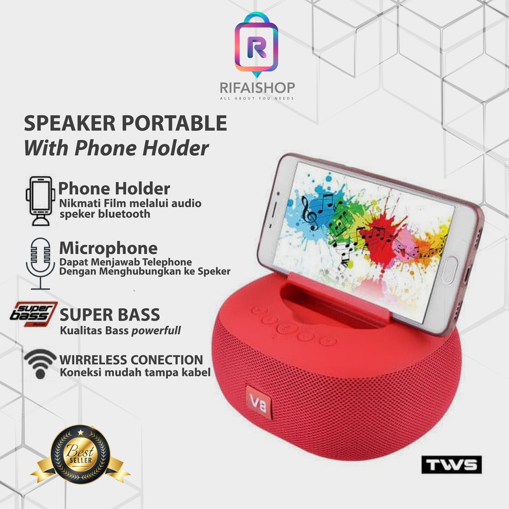 JBL Speaker Bluetooth v8 Super Bass | Speker Bluetooth