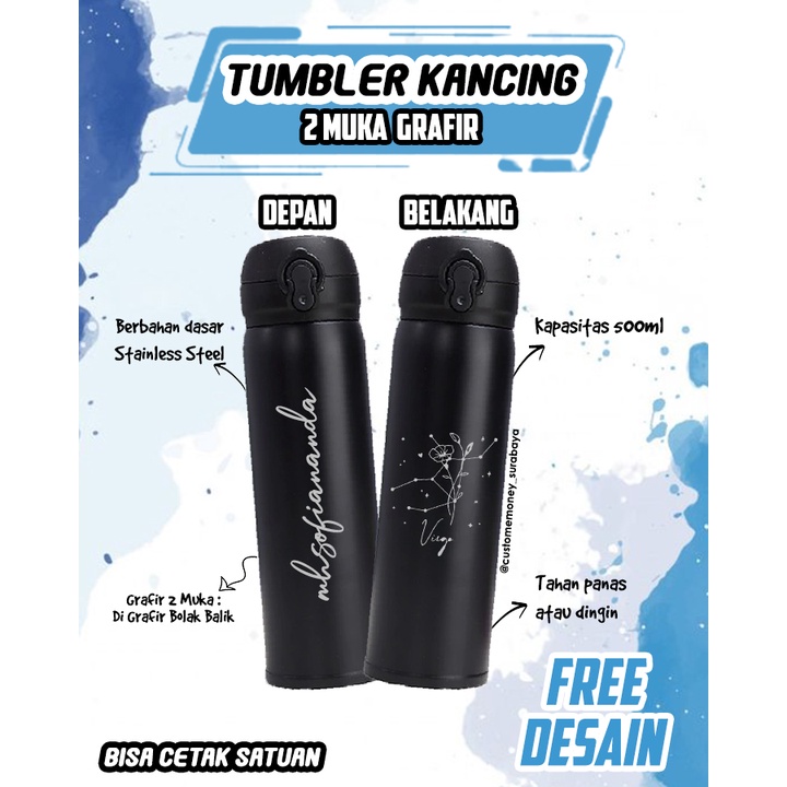 Tumbler, Thumbler, Tambler, Tumblr, Thumblr, Tamblr, Thermos, Termos, Botol Air, Botol Minum, Botol Air Minum, Tumbler Custom, Tumbler Grafir, Thumbler Custom, Thumbler Grafir, Tambler Custom, Tumbler Grafir, Tumbler Niagara, Tumblr Custom, Tumblr Grafir