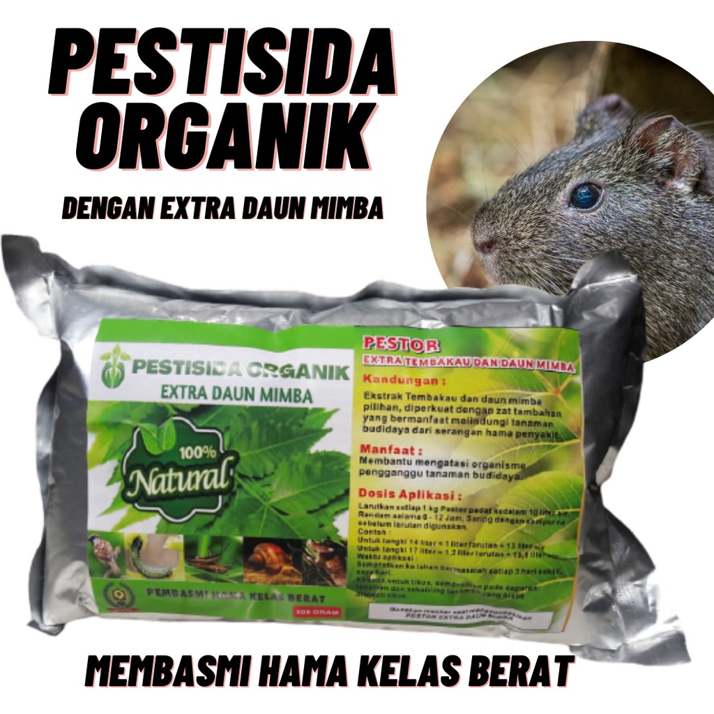 Pupuk Pestisida Organik, BISA COD Pestisida Untuk Tanaman Padi, PESTOR Daun Mimba Pestisida Alami
