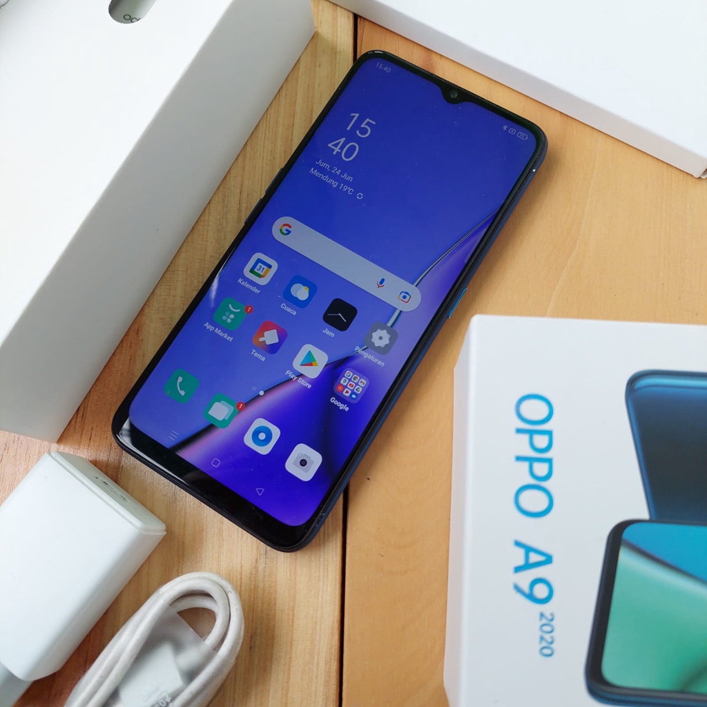 OPPO A9 2020 SECOND 8/128GB HANDPHONE SECOND HP SEKEN HP BEKAS HP MURAH