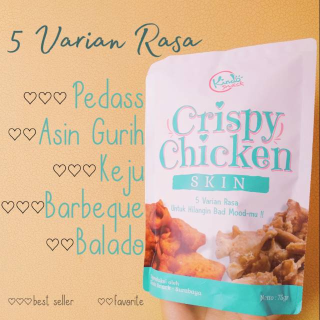 

Kulit Ayam Krispi / Crispy Chicken Skin