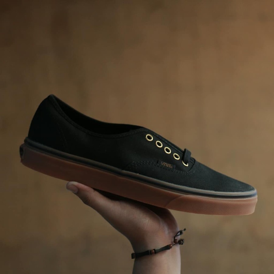 Vans Authentic Black Rubber Original