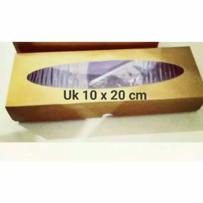 [BISA COD] Dus Brownies Gold / Dus Kue Cake Bolu Brownies Kotak Emas Uk 10X20 Cm BERKUALITAS