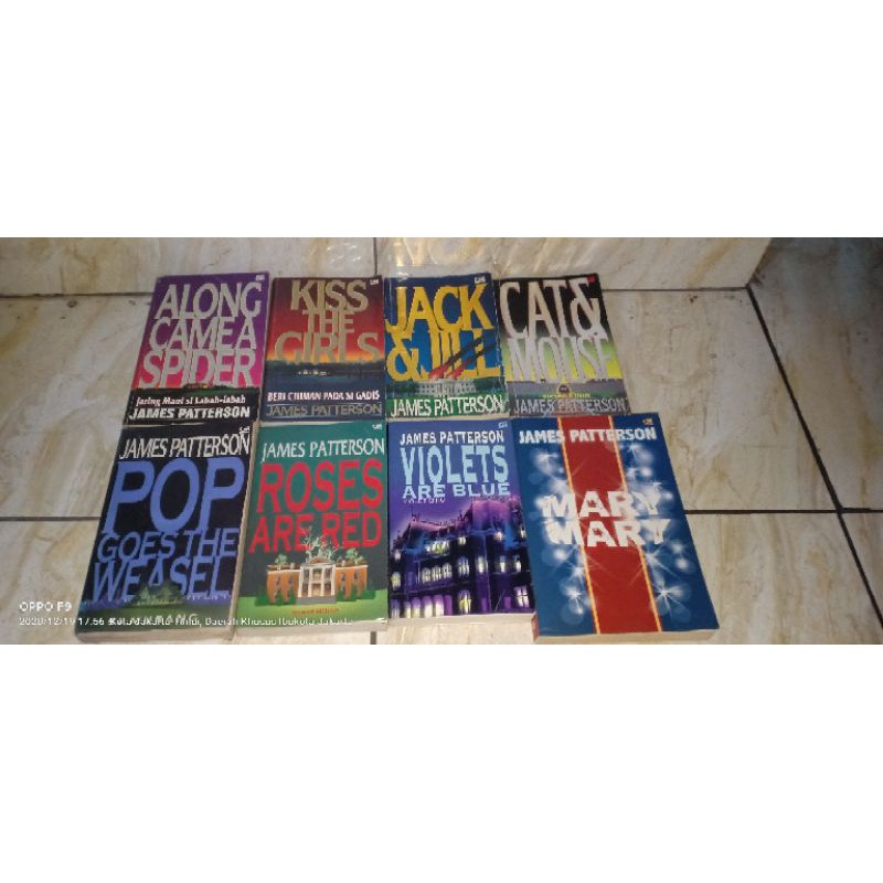 JAMES PATTERSON-ALEX CROSS SERIES.