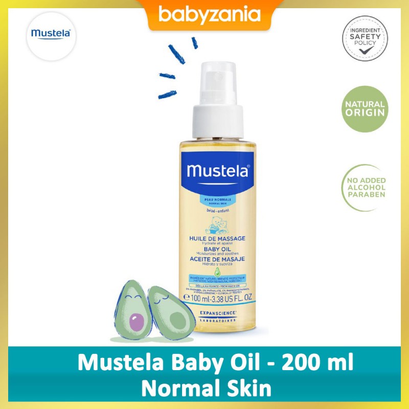 Mustela Baby Massage Oil Minyak Pijat Bayi - 100 ml