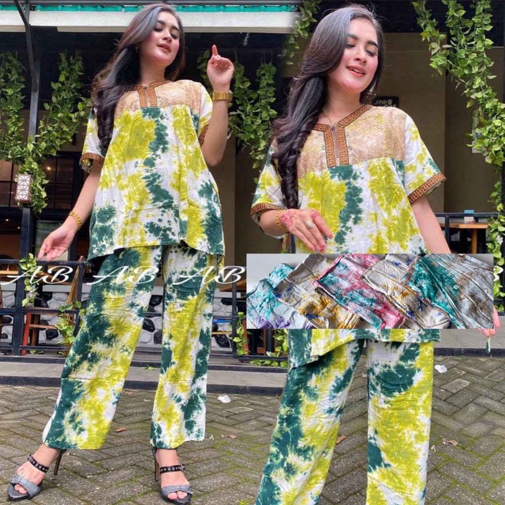 SETELAN CP MOTIF ARAB RAYON BUSUI FRIENDLY