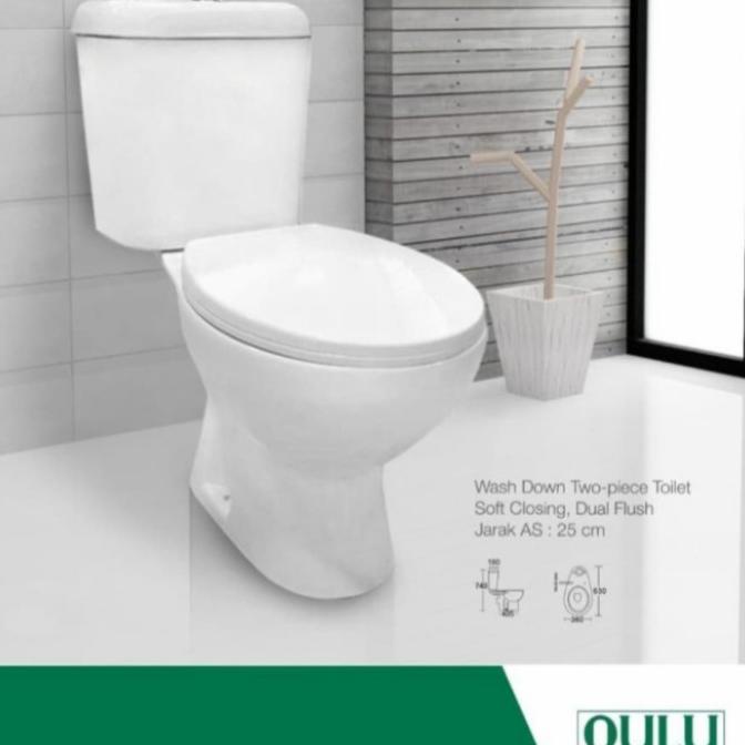 KLOSET DUDUK OULU PROMO MURAH PUTIH SATU SET XDV646EAS